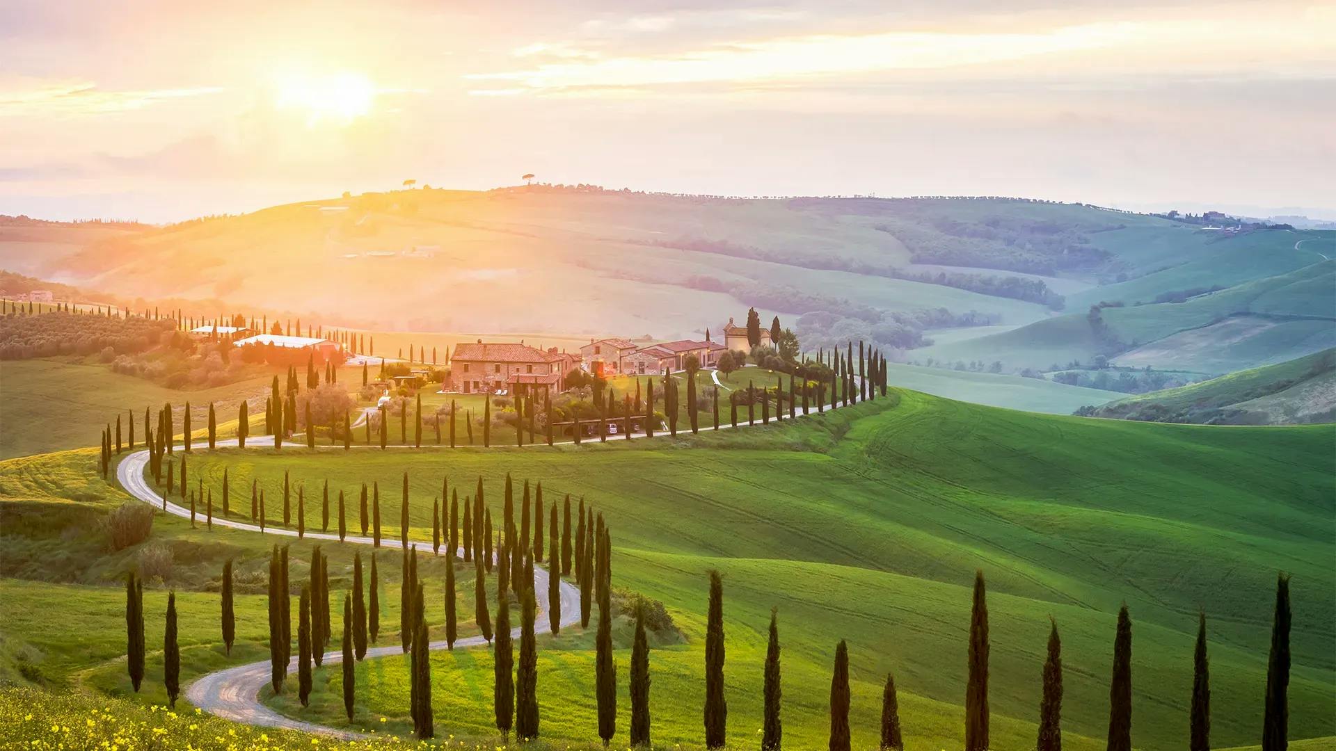 Italian countryside views